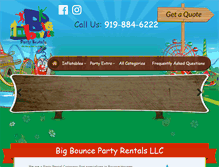 Tablet Screenshot of bigbouncenc.com